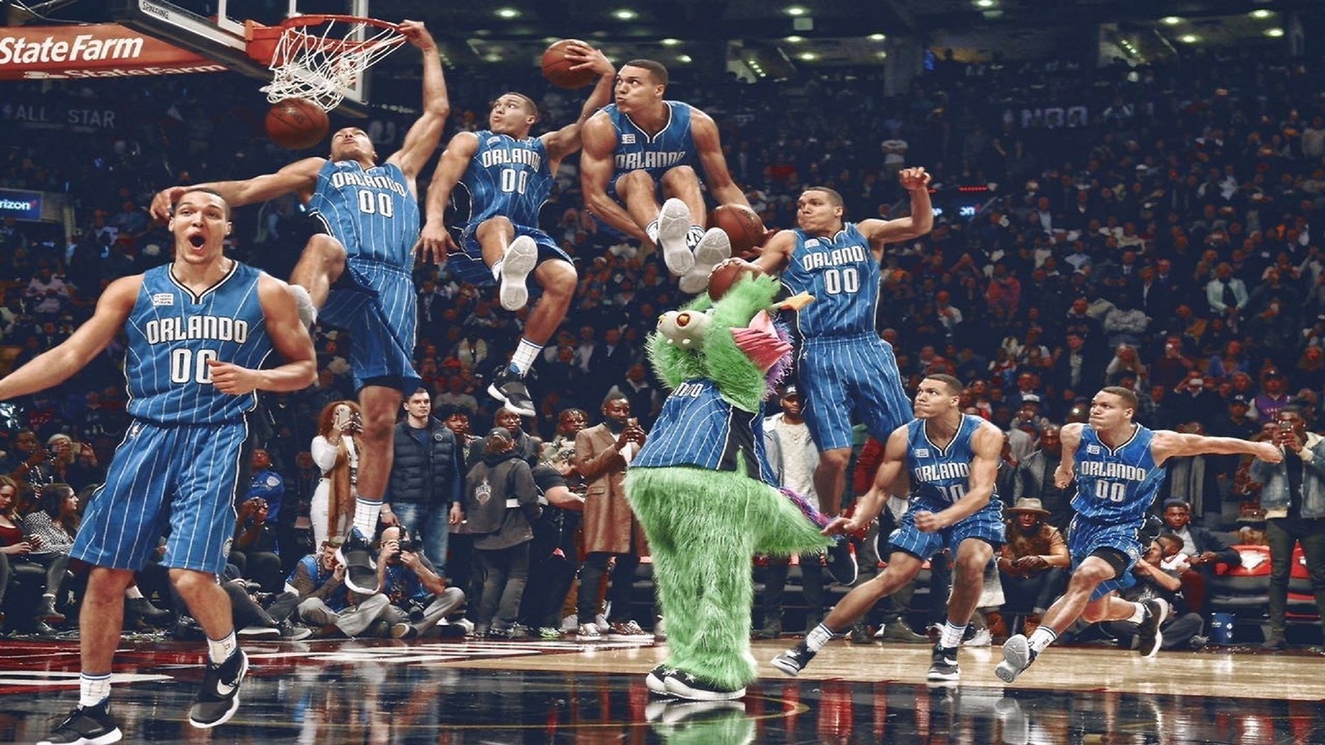 巨星巅峰对决：库里和利拉德的“火拼”！